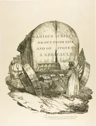A Horse-Drawn Wagon, Title Page for Various Subjects Drawn from Life and on Stone (The English Suite)