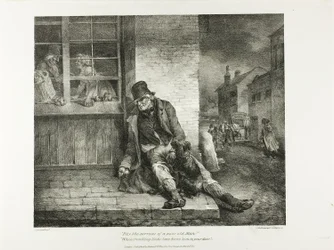 Pity the Sorrows of a Poor Old Man!... plate 2 from Various Subjects Drawn from Life and on Stone (The English Suite)