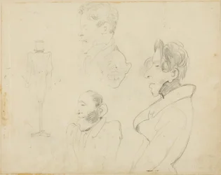 Sheet of Caricatures