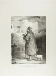The Piper, plate 1 from Various Subjects Drawn from Life and on Stone (The English Suite)