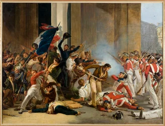 Capture of the Louvre, July 29, 1830; Massacre of the Swiss Guards