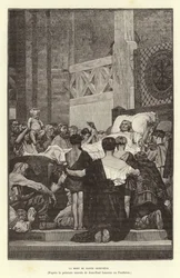 Death of St Genevieve, c512