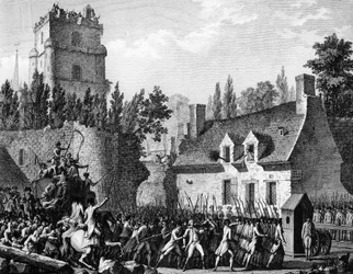 French Revolution: Pierre Victor de Besenval de Brunstatt, Baron de Besenval (1721-1791) led to Brie Comte Robert on August 10