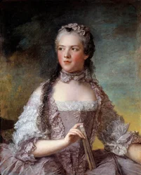 Portrait of Madame Adelaide of France (1732-1800), daughter of King Louis XV. Painting by Jean-Marc Nattier (1685-1766)