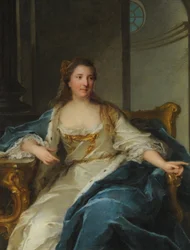 Portrait of Princess Caroline of Hesse-Rheinfels-Rotenburg, First half of the 18th century