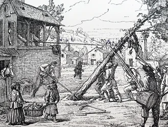 The planting of the Maypole