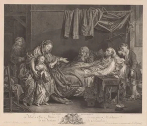 Family Around a Sickbed