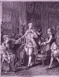 The Grand Toilet, engraved by A.L. Romanet