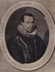 Jacques Auguste de Thou, French Historian and Book Collector, 17th Century