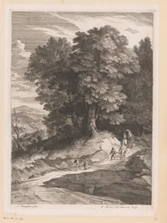 Landscape with Travelers with a Cart on a Path