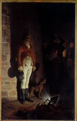 The death of the Duke of Enghien (1772-1804). Louis Antoine Henri de Bourbon, Duke of Enghien (1772-1804), suspected without proof of plotting against the First Consul Napoleon Bonaparte, was executed on 21 March 1804 in Vincennes.