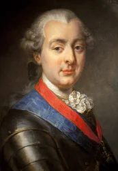 Portrait of Louis Jean Marie de Bourbon, Duke of Penthièvre (1725-1793), Grand Admiral and Patron. Painting by Jean Pierre Franque (1774-1860)