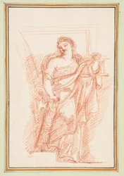 Allegorical Figure of Justice with Fasces