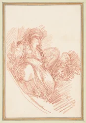 Figure in Antique Military Dress