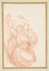 God Dividing Light from Darkness, from the Sistine Chapel Ceiling by Michelangelo