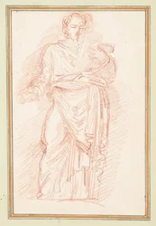 Robed Figure with Tie Around Waist