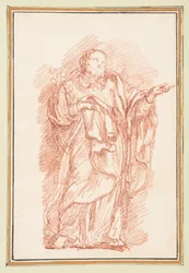 Standing Figure with Palm Facing Up