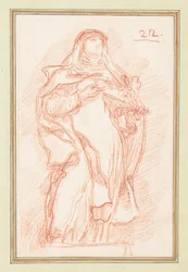 Standing Woman in Nun