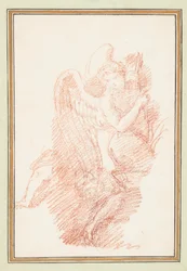 Winged Figure with Bow