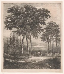Landscape with Horse Cart