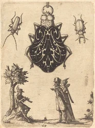 Design for a Beetle-Shaped Pendant