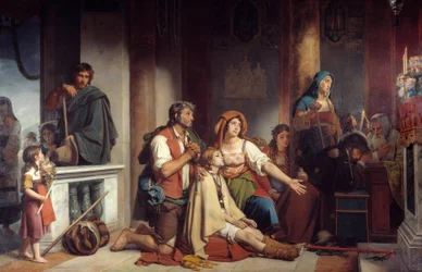 The Wish to Our Lady (Group of Infirm and Sick Praying to Our Lady)