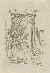 Kneeling Man Before a Prince
