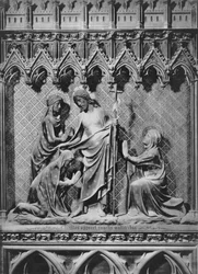 Cathedral, Interior, Choir Screen, Jesus Christ and the Holy Women