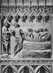 Cathedral, Interior, Choir Screen, Jesus Christ Appearing on Lake Tiberias, the Miraculous Draught of Fishes
