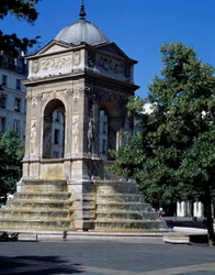 View of the fountain of the Innocents