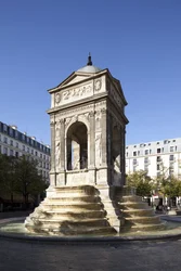 View of the Fontaine des Innocents