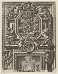 Chimney with a Bacchanal over the Mantle from 