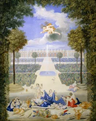 Parterre of Grand Trianon, by Jean Cotelle