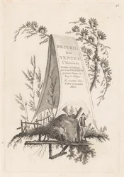 Man with Stick by Tent, Recueil des Tentes Chinoises (series title)