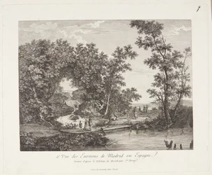 View over the Surroundings of Madrid (2nd View of the Surroundings of Madrid in Spain)