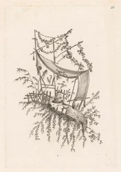 Seated Man Under Canopy