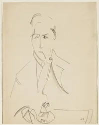 Portrait of Modigliani with Pipe