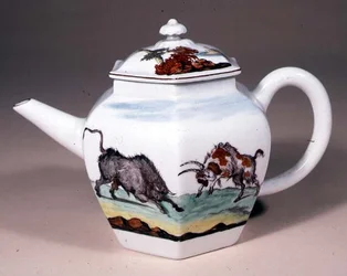 Chelsea teapot, c.1755