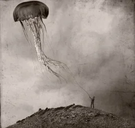 Surreal Jellyfish Kite