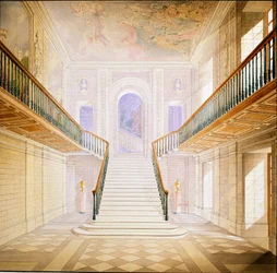 Design for a Staircase in the Painted Hall, Chatsworth
