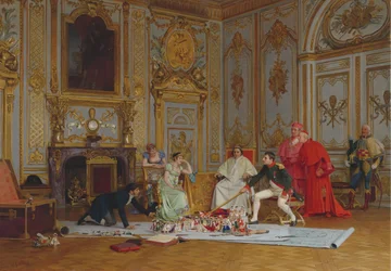 Napoleon Planning His Coronation