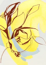 Sunny Botanical Abstraction