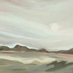 Muted Mountain Lake