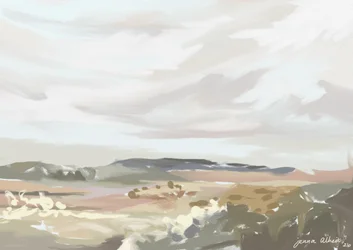Peaceful Desert Landscape