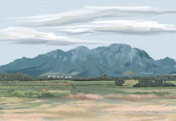 Peaceful Mountain Fields