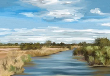 Peaceful River Landscape