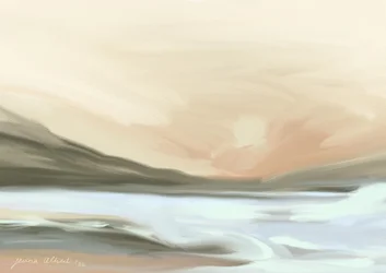 Serene Abstract Horizon