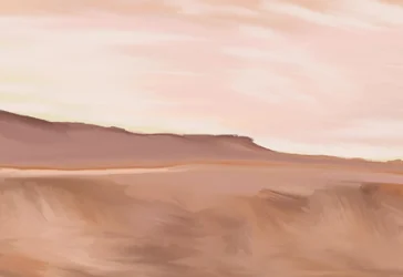 Serene Desert Horizon