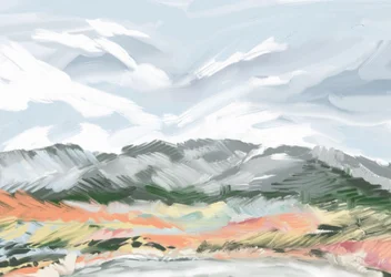 Vibrant Autumn Mountains