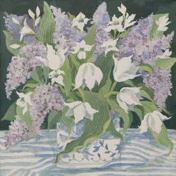 Lilac and Tulips
